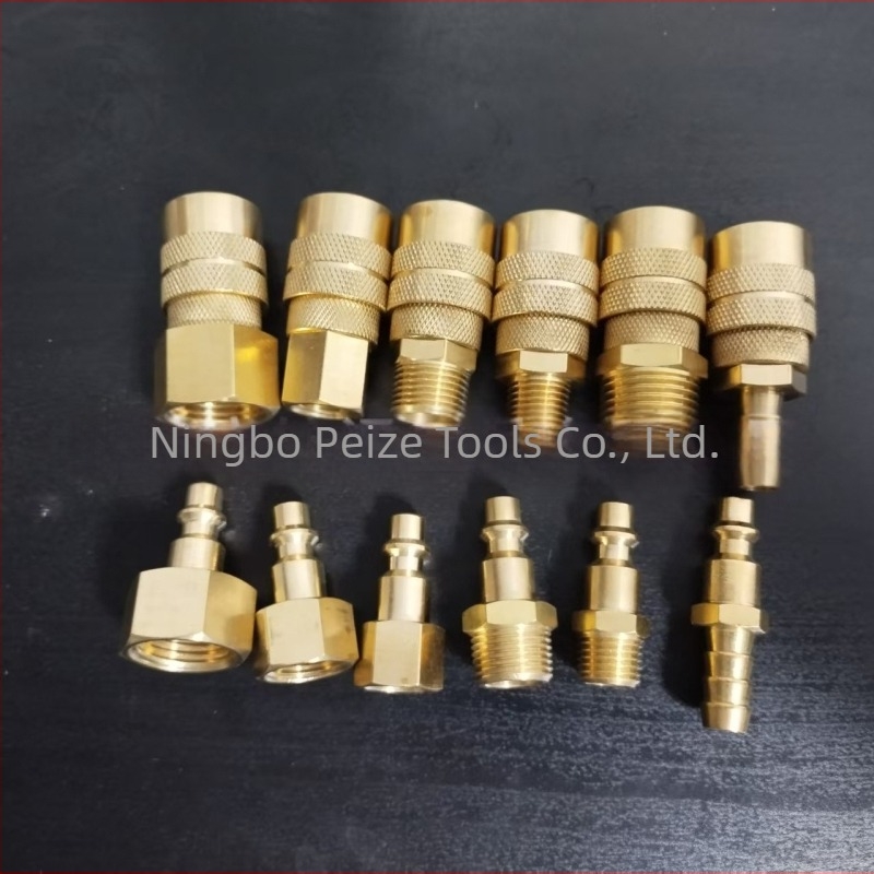 Conector pneumatic rapid, Milton-tip, stil american, pentru compresoare de aer