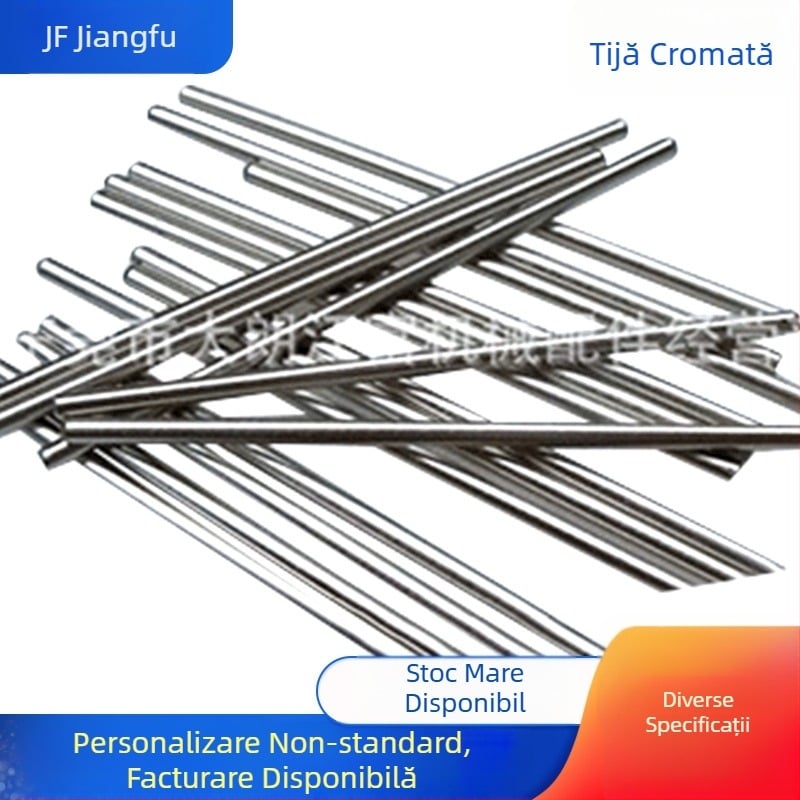 45# ax liniar din oțel, ax cilindric flexibil, tijă piston dur, tijă cilindric cromat, fabricație la comandă