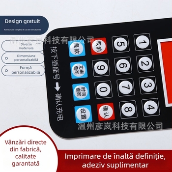 Etichete autoadezive pentru panouri PVC pentru echipamente de imprimare — plăcuțe de identificare personalizabile
