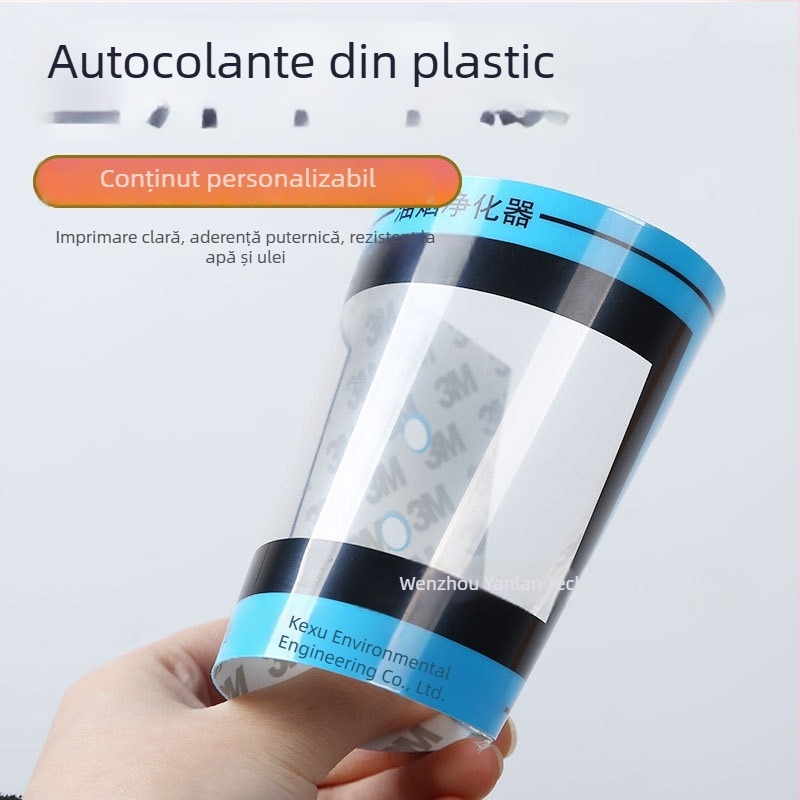 Etichete autoadezive pentru panouri PVC pentru echipamente de imprimare — plăcuțe de identificare personalizabile