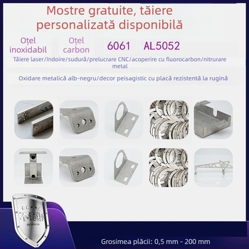 Prelucrare personalizată a tablei metalice: piese structurale, echipament de sudură, suporturi de bază, tăiere, îndoire, vopsire cu pulverizare, zincare, oxidare neagră