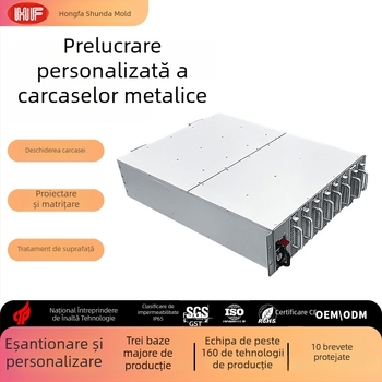 Prelucrare carcase din tablă pentru panouri de control industrial și carcase de server, tăiere cu laser și fabricație la comandă