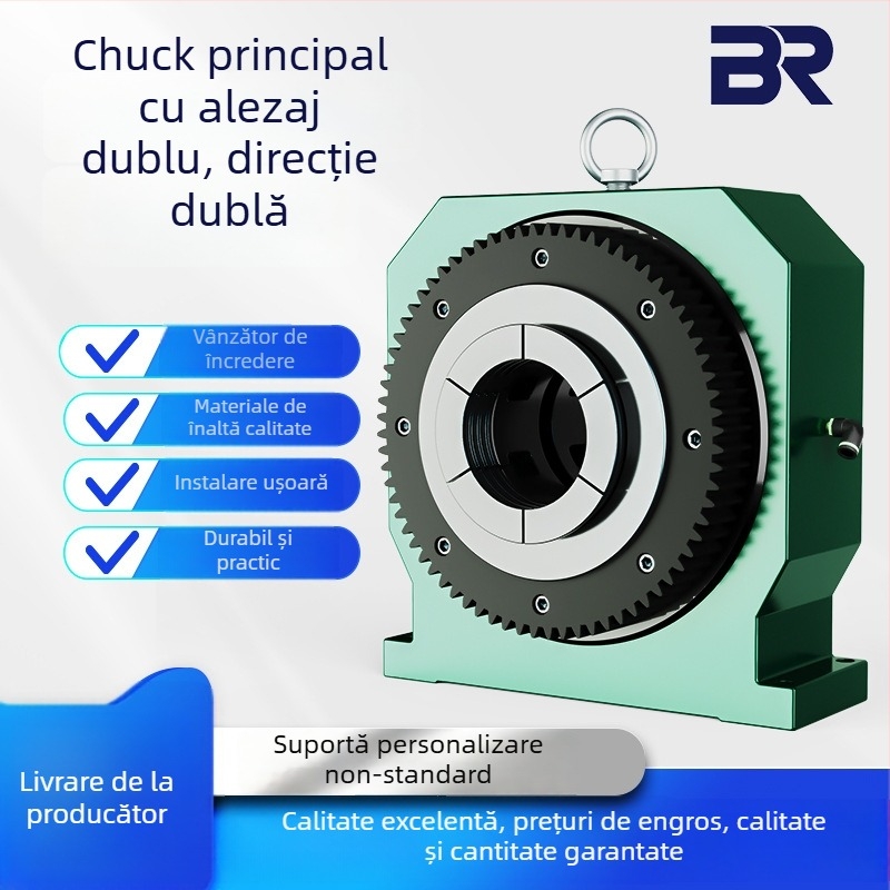 ZX serie mandrină cu axă de două sensuri, acționare pneumatică a uleiului și design hidraulic cu piston dublu, fără conductă de retur a uleiului
