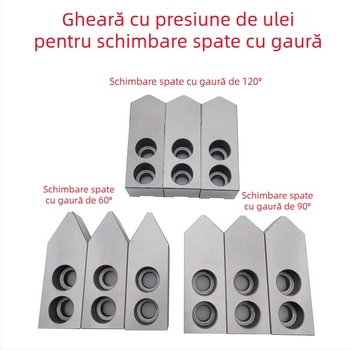 Mandrin cu maxilar moale, cu trei gheare, neconvențional, prelungit, pentru strung, 6/8/10 inch