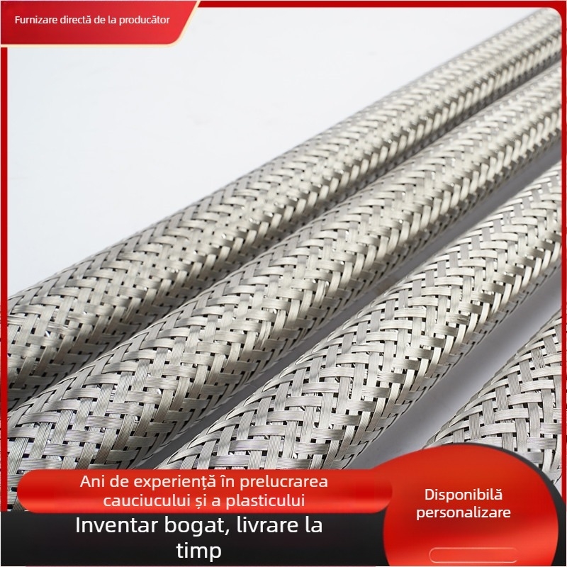 Furtun metalic din oțel inoxidabil 304 cu conectare rapidă pentru vinificație