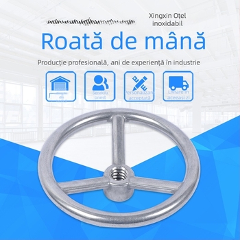 Roată de mână din oțel inoxidabil pentru supape și utilaje; piese turnate neconvenționale; turnare de precizie