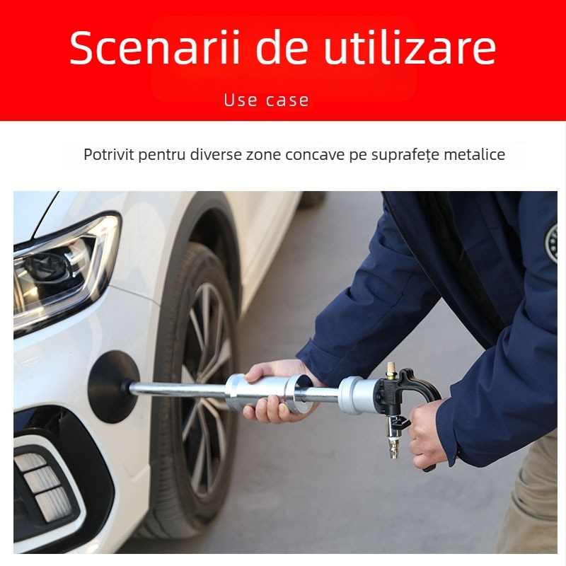 Unealtă de reparare a gropilor auto cu ventuză de vid, ușoară și compactă