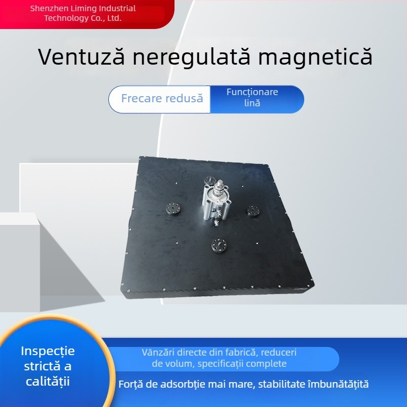Cupe de aspirație magnetice pneumatice din silicon cauciucat, cu șuruburi, formă neregulată, piesă circulară din sticlă maro-negru