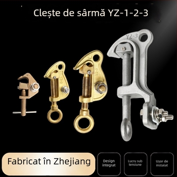 Zhikeng'an Monkey Head Clamps pentru linii YZ-1/YZ-2/YZ-3, aliaj de aluminiu și alamă