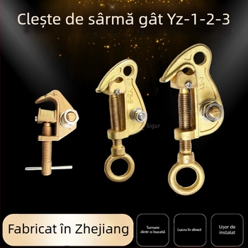 Zhikeng'an Monkey Head Clamps pentru linii YZ-1/YZ-2/YZ-3, aliaj de aluminiu și alamă