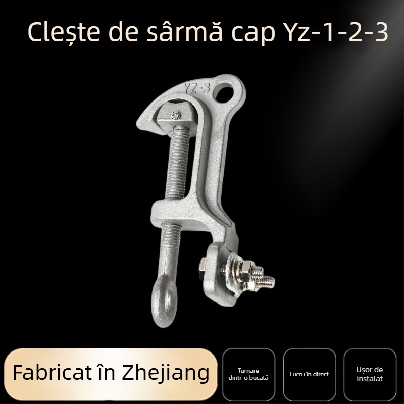 Zhikeng'an Monkey Head Clamps pentru linii YZ-1/YZ-2/YZ-3, aliaj de aluminiu și alamă