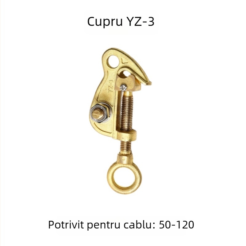 Zhikeng'an Monkey Head Clamps pentru linii YZ-1/YZ-2/YZ-3, aliaj de aluminiu și alamă