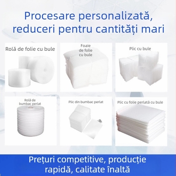 Rolă de folie cu bule îngroșată pentru ambalare expres, protecție la șocuri