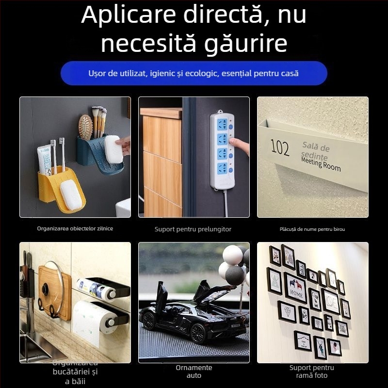 Crown T915 bandă dublu-față, aderență înaltă, bază din hârtie de bumbac, fără urme, rezistentă la temperaturi ridicate, netesut, adeziv pe bază de ulei
