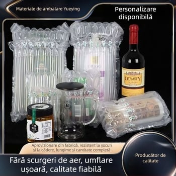 Geantă cu coloană de aer pentru vin, pungă gonflabilă cu rezistență la șocuri, folie cu bule pentru vin, ambalare cu coloană de aer, protecție anti-șoc