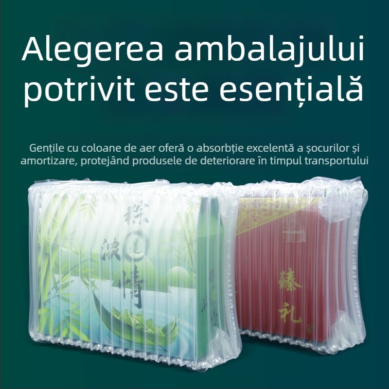 Geantă cu coloană de aer pentru cutii cadou, strat gros de bule pentru protecție împotriva șocurilor