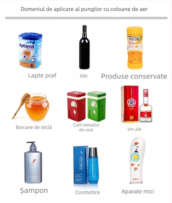 Geantă personalizată cu coloană de aer pentru protecție la șocuri și căderi, ambalare lapte praf, tampon cu coloană de bule