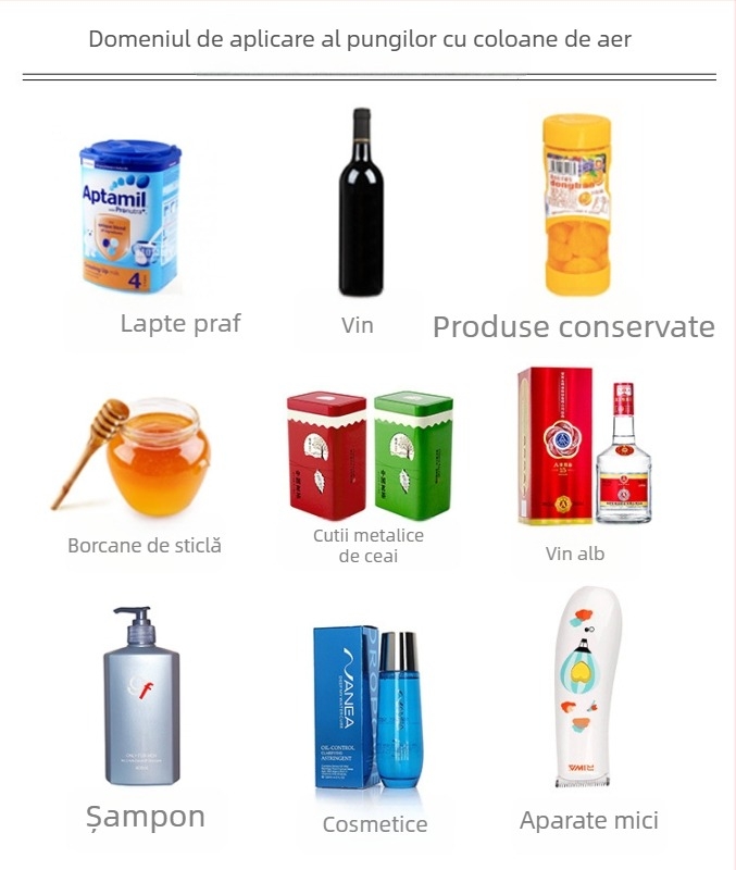 Geantă personalizată cu coloană de aer pentru protecție la șocuri și căderi, ambalare lapte praf, tampon cu coloană de bule