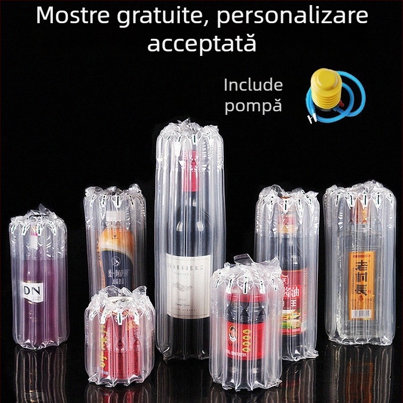 Geantă personalizată cu coloană de aer pentru protecție la șocuri și căderi, ambalare lapte praf, tampon cu coloană de bule