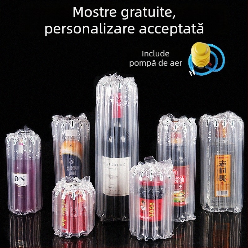 Material de rolă cu coloană de bule, personalizat, pentru saci cu coloană de aer, întărit PE+PA, 70 cm, potrivit pentru vin, cosmetică, meșteșuguri, produse digitale și plante