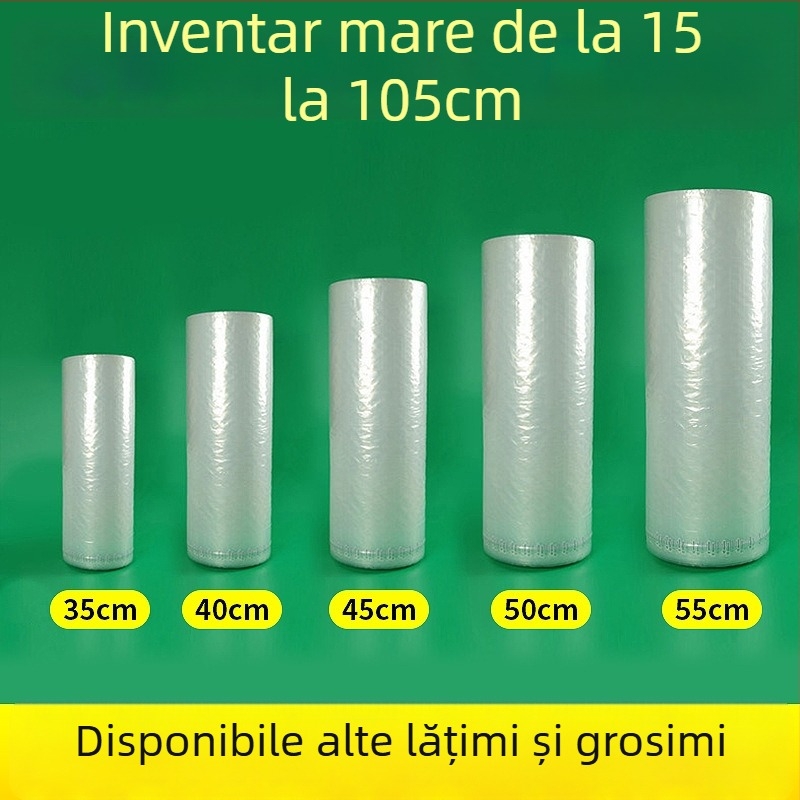 Rolă de folie cu bule, coloană de aer, 35 cm, pungi personalizabile pentru obiecte fragile și electronice