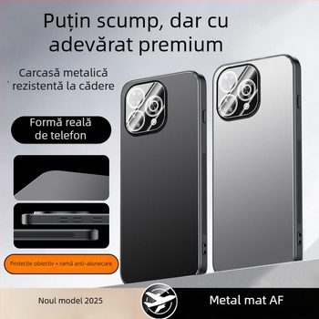 Carcasă metalică mată pentru Huawei Enjoy 80S, Enjoy 70 Plus, Enjoy 70 Pro și Enjoy 80 Pro, cu protecție completă a obiectivului și disipare a căldurii