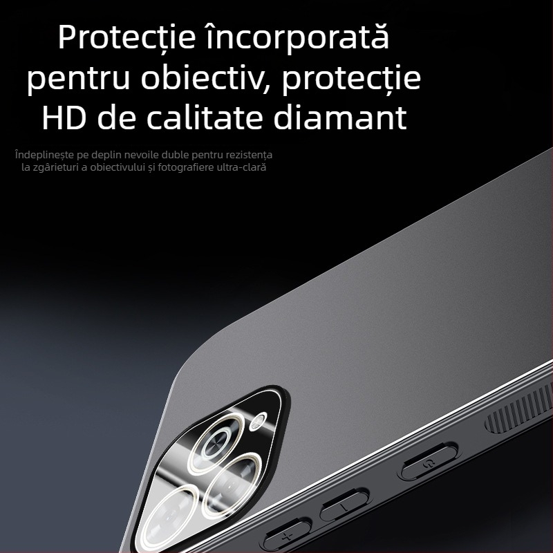 Carcasă metalică mată pentru Huawei Enjoy 80S, Enjoy 70 Plus, Enjoy 70 Pro și Enjoy 80 Pro, cu protecție completă a obiectivului și disipare a căldurii