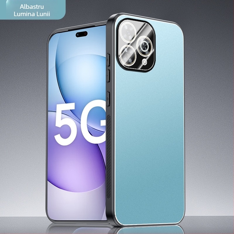 Carcasă metalică mată pentru Huawei Enjoy 80S, Enjoy 70 Plus, Enjoy 70 Pro și Enjoy 80 Pro, cu protecție completă a obiectivului și disipare a căldurii