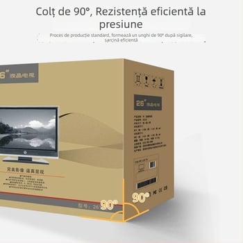 Cutie mare pentru televizor, la comandă, din carton ondulat, extrem de dură