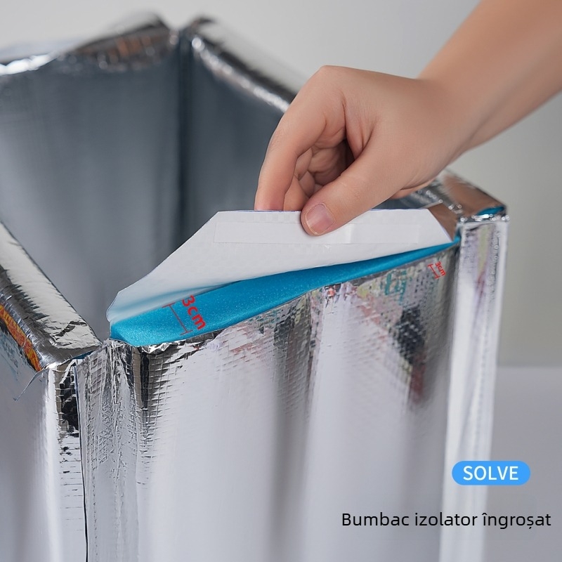 Cutie izotermă portabilă din spumă pentru înghețată, popsicle și băuturi reci, capacitate 12 L