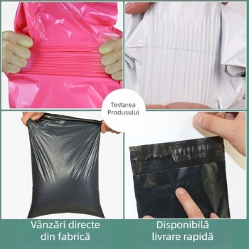 Pungi de expediere multicolore, îngroșate, rezistente la apă și la uzură, în diverse dimensiuni