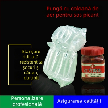 Saci cu coloane de aer cu 6 coloane pentru ambalare și protecția sticlei, ceramicii și a produselor electronice