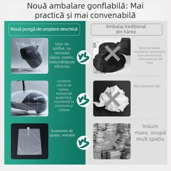 Saci de ambalare anti-presiune cu aer, saci interiori de umplere ușori, pungi PE cu bule și folie cu bule, impermeabile și rezistente la presiune