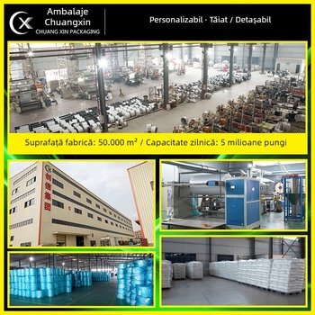 Chuangxin Pungă transparentă cu folie de bule îngroșată, LDPE, dreptunghiulară, pentru ambalare în transport