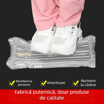 Geantă cu coloană de aer pentru sticla de vin, 7 camere, ambalare protejată, rezistentă la șocuri și la căderi