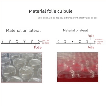 Pungi groase cu bule pentru ambalare, folie cu bule impermeabilă, protecție antișoc
