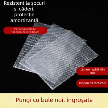Pungă cu bule transparentă autocolantă, protecție la șocuri, cu un singur strat sau dublu strat, pentru ambalare