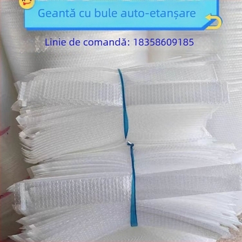 Pungă cu bule lungă, transparentă, cu folie groasă pentru ambalare antișoc