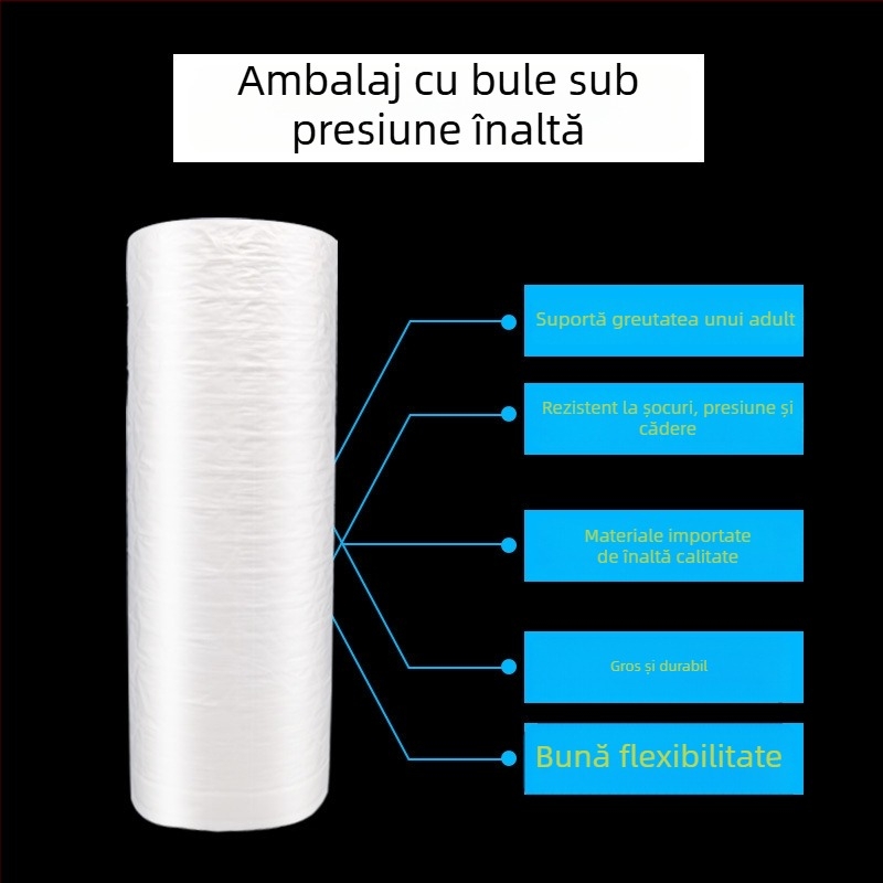 Film cu bule presiune înaltă pentru ambalare, perne de aer și saci cu coloane de aer