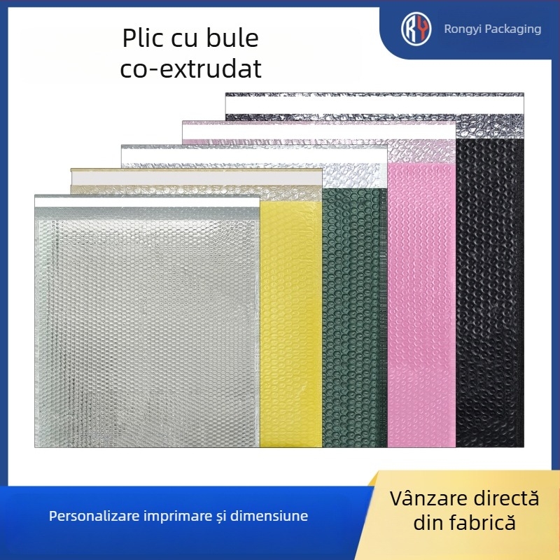 Geantă cu bule personalizată, cu logo imprimat, ambalaj impermeabil, mai gros