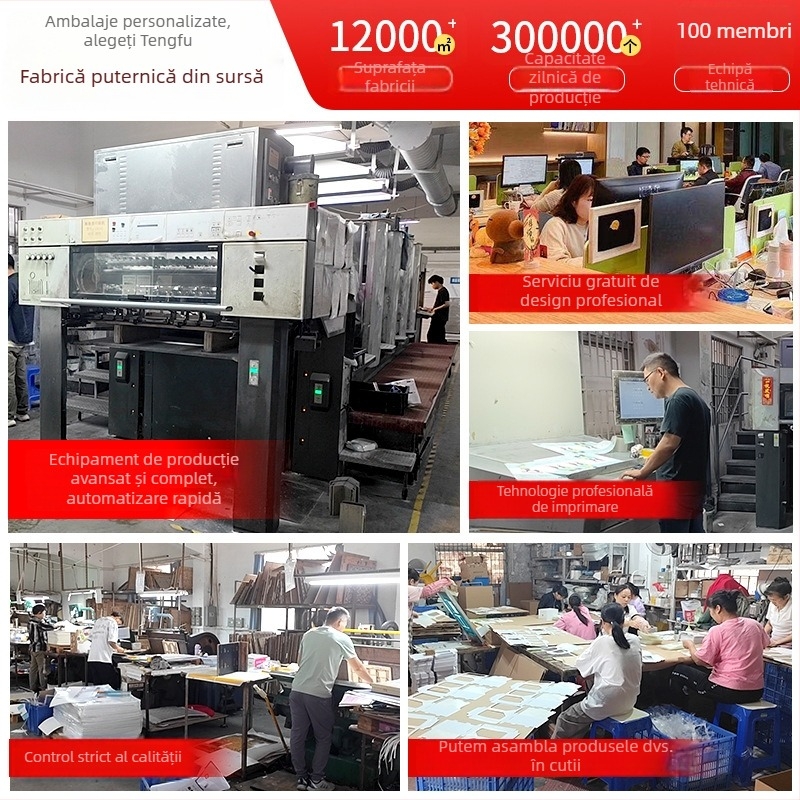Cutie de ambalaj din Kraft pentru role de hârtie de copt, cutie color, cutie mică pentru folie alimentară, imprimare pe ambalaj