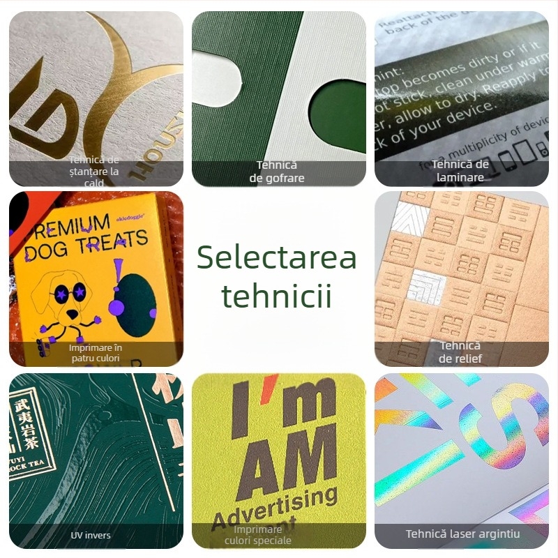 Cutie de ambalaj pentru produse cosmetice - carton alb, cutie color cu imprimare, personalizare