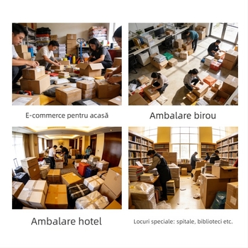 Bandă transparentă de sigilat pentru birou, cu zgomot redus pentru ambalare