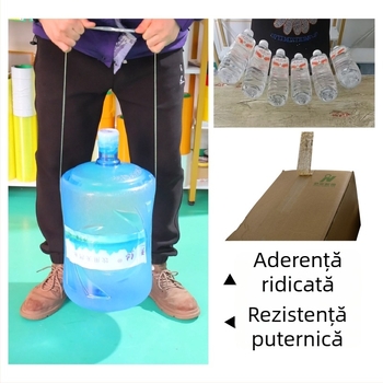 Bandă transparentă de sigilat pentru birou, cu zgomot redus pentru ambalare