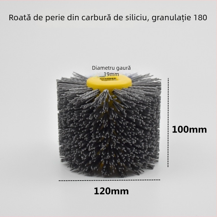 DuPont Roată de șlefuire cu fir, Roată abrazivă pentru lustruire a lemnului cu siliciu-carbid