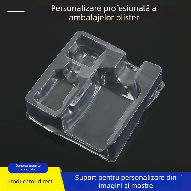 Tăviță blister PVC, cutie de ambalare transparentă, personalizabilă
