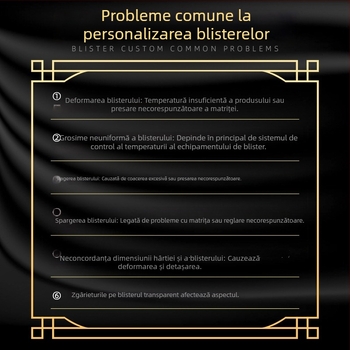 Cutie transparentă din plastic PP cu blister PVC pentru cosmetice, jucării și alimente