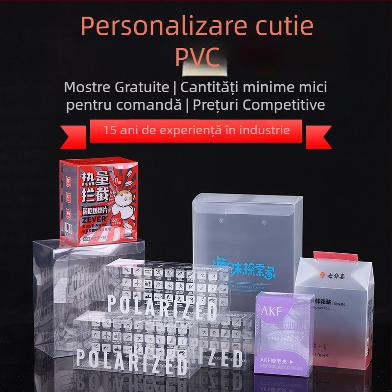 La comercianti en-gros, cutie de ambalaj transparentă din PVC, cutie PET, cutie PP cu textură diagonală mată, cutie pentru șervețele umede, cutie de ambalaj pliabilă
