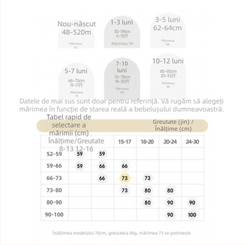 Salopetă bebeluș cu bretele, din bumbac, mâneci lungi, stil coreean, pentru primăvară-toamnă, pentru băieți 1–3 ani