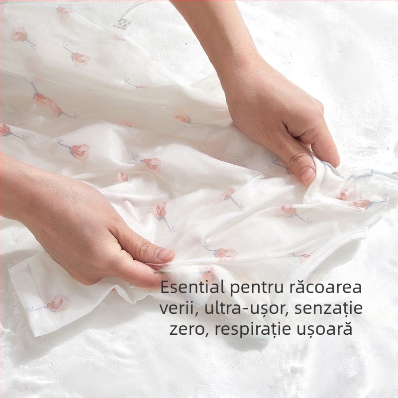 Salopetă de bebeluți pentru vară, din bumbac ușor, cu mânecă scurtă, pentru nou-născute fete